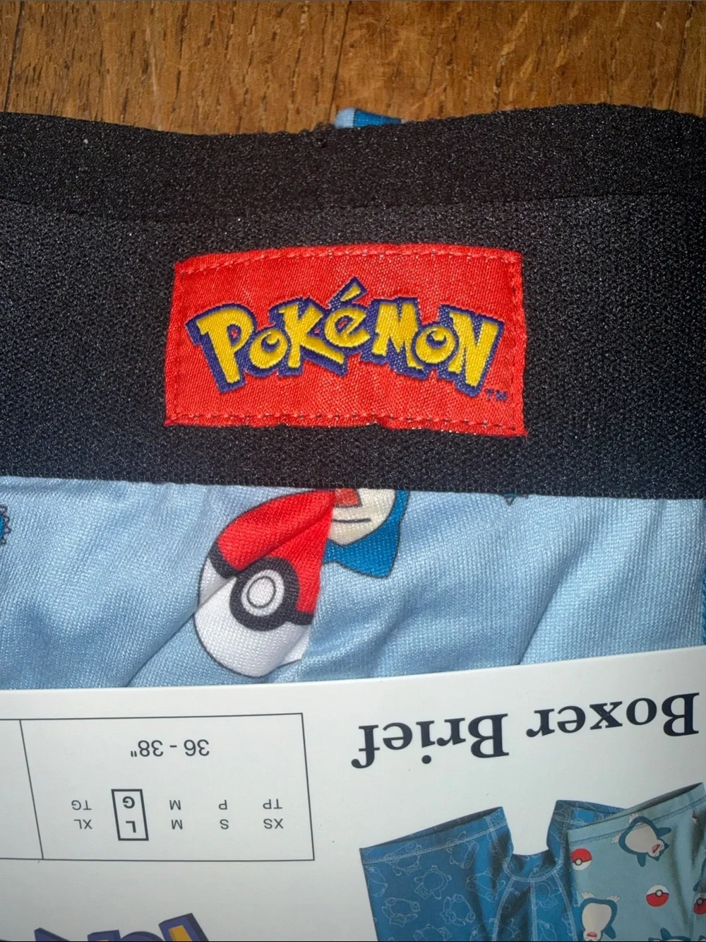 •BIOWORLD•NWT SNORLAX & POKÉMON BALLS LOGO BOXER BRIEFS SIZE LARGE